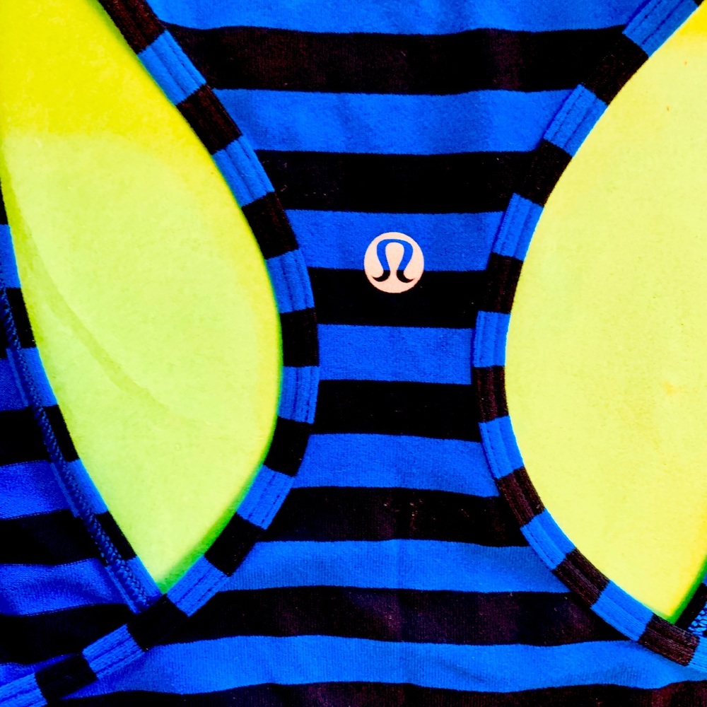 lululemon athletica striped tank